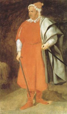 Diego Velazquez The Buffoon Don Cristobal de Castaneda y Pernia (Barbarroja) (df01) France oil painting art